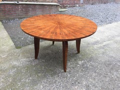 Art Deco Dining Room Table in Walnut, circa 1935