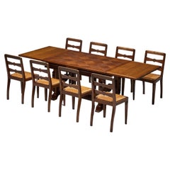 Art Deco Dining Set by Charles Dudouyt, France, 1940s