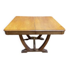 Art Deco dining table + 2 leaves