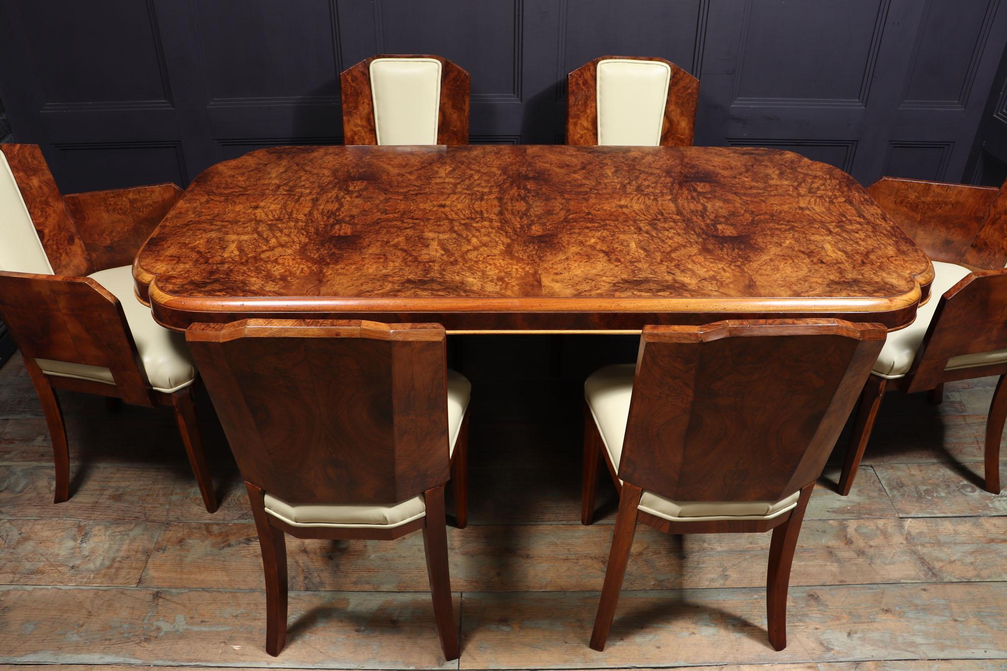 Art Deco Dining Table and Chairs by Hille 5
