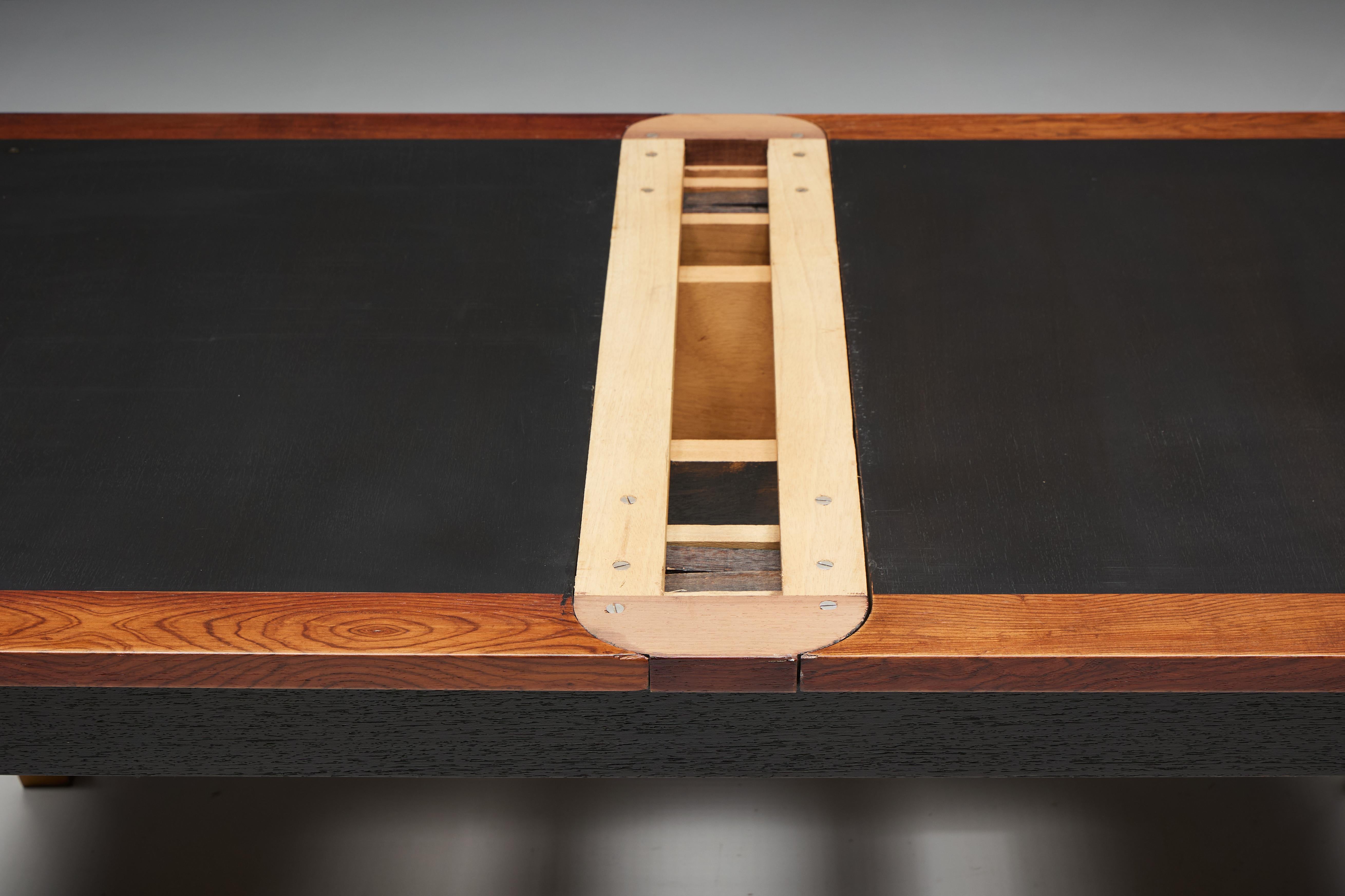 Art Deco Dining Table, Belgium, 1970s For Sale 4