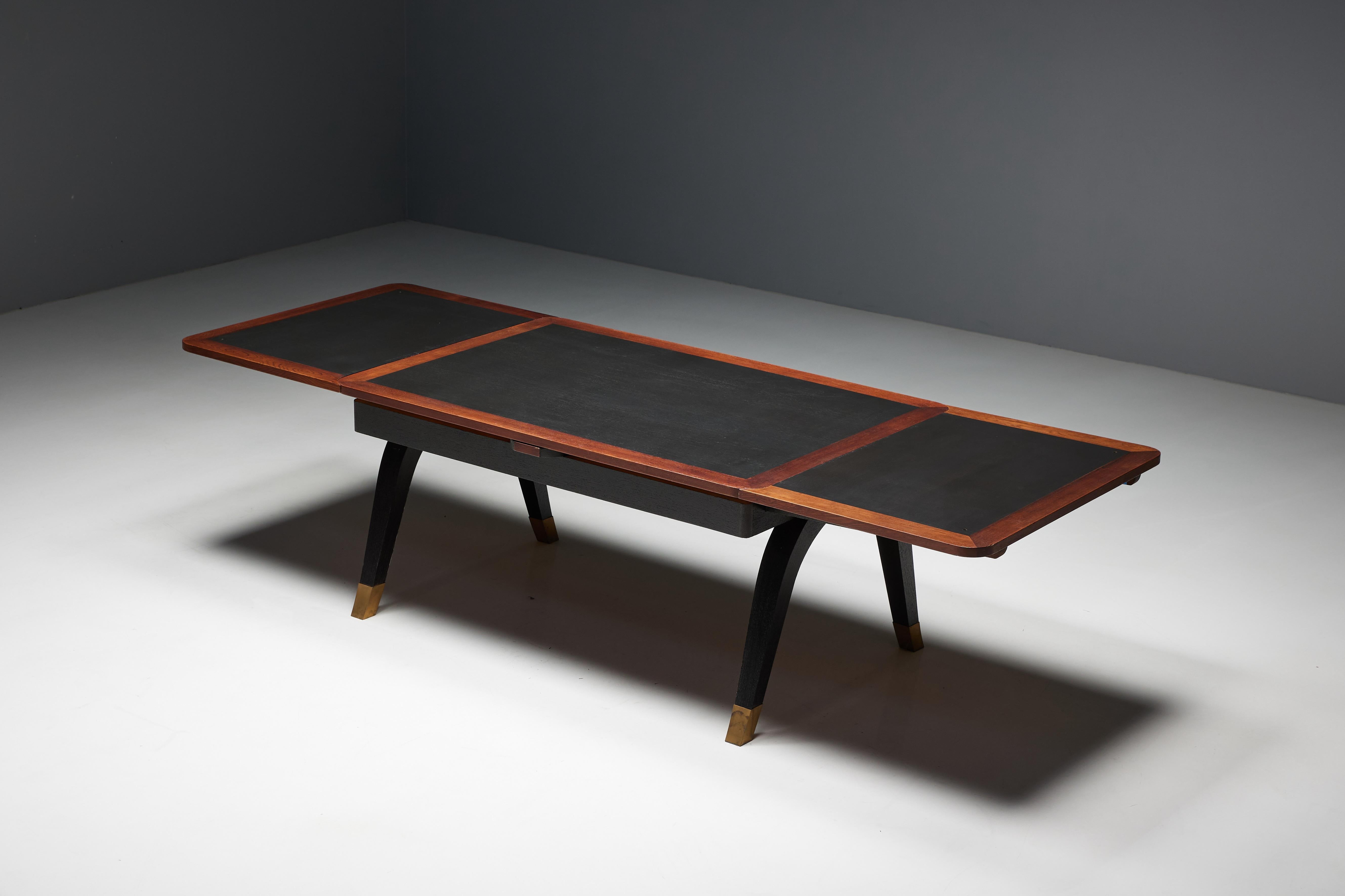 Art Deco Dining Table, Belgium, 1970s For Sale 2