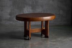 Art Deco Dining Table by C. De Jong, Netherlands, 1920s