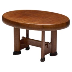 Art Deco Dining Table by C. De Jong, Netherlands, 1920s