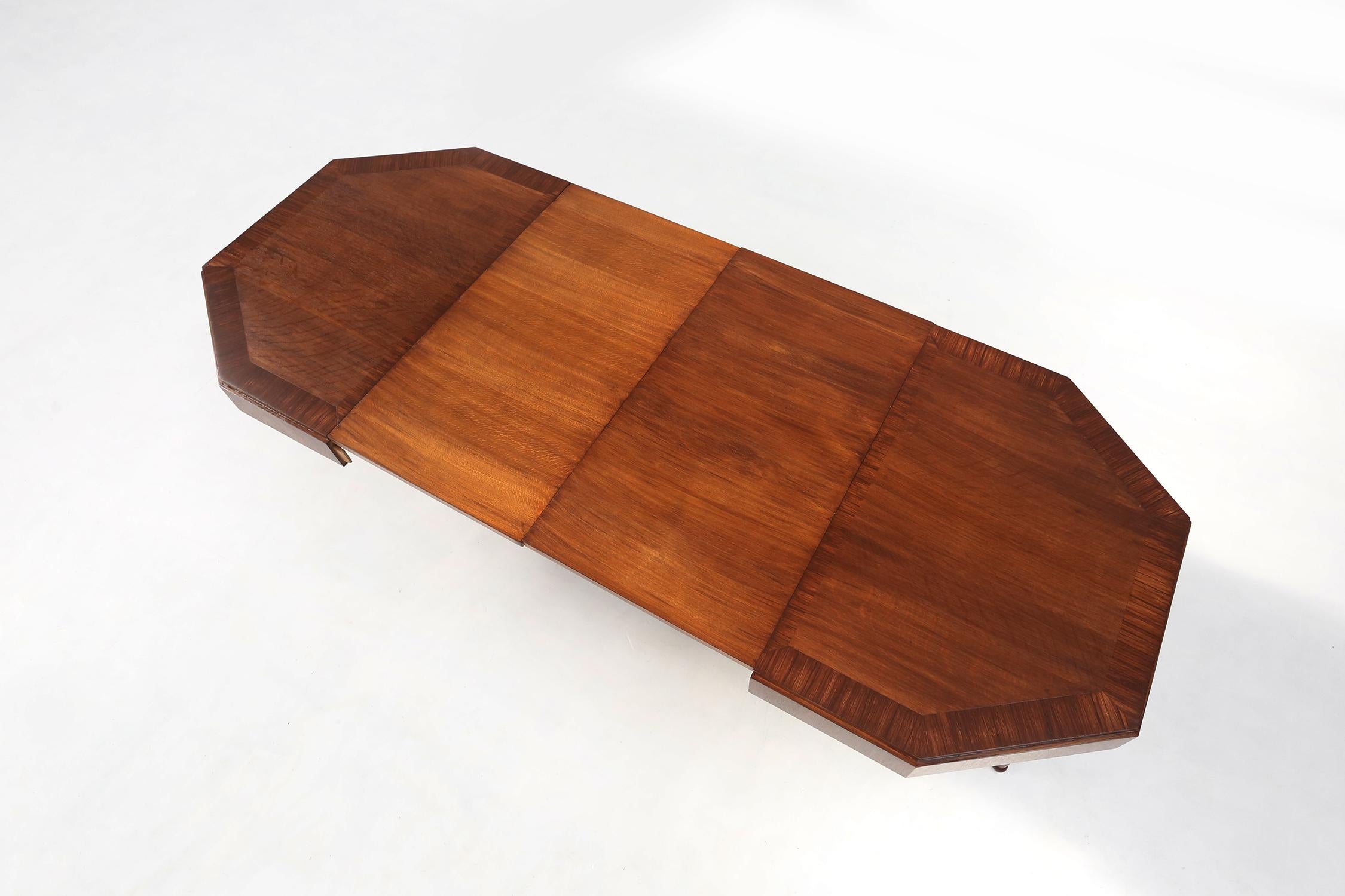 Art Deco Dining Table by De Coene, circa1930 For Sale 9