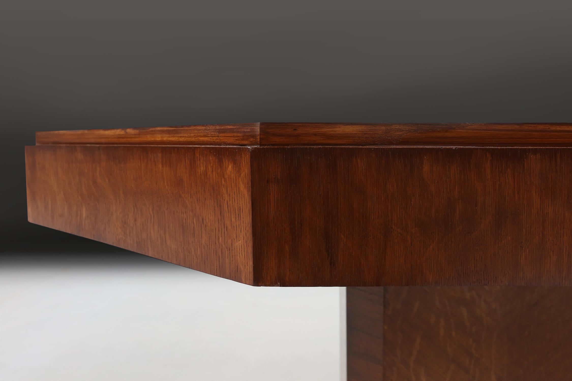 Art Deco Dining Table by De Coene, circa1930 For Sale 2