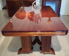Art Deco Dining Table by Dominique Andre Domin and Marcel Genevriere