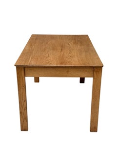 Art Deco Dining Table by J.A. Muntendam, Solid Oak, 1920s Dutch Design