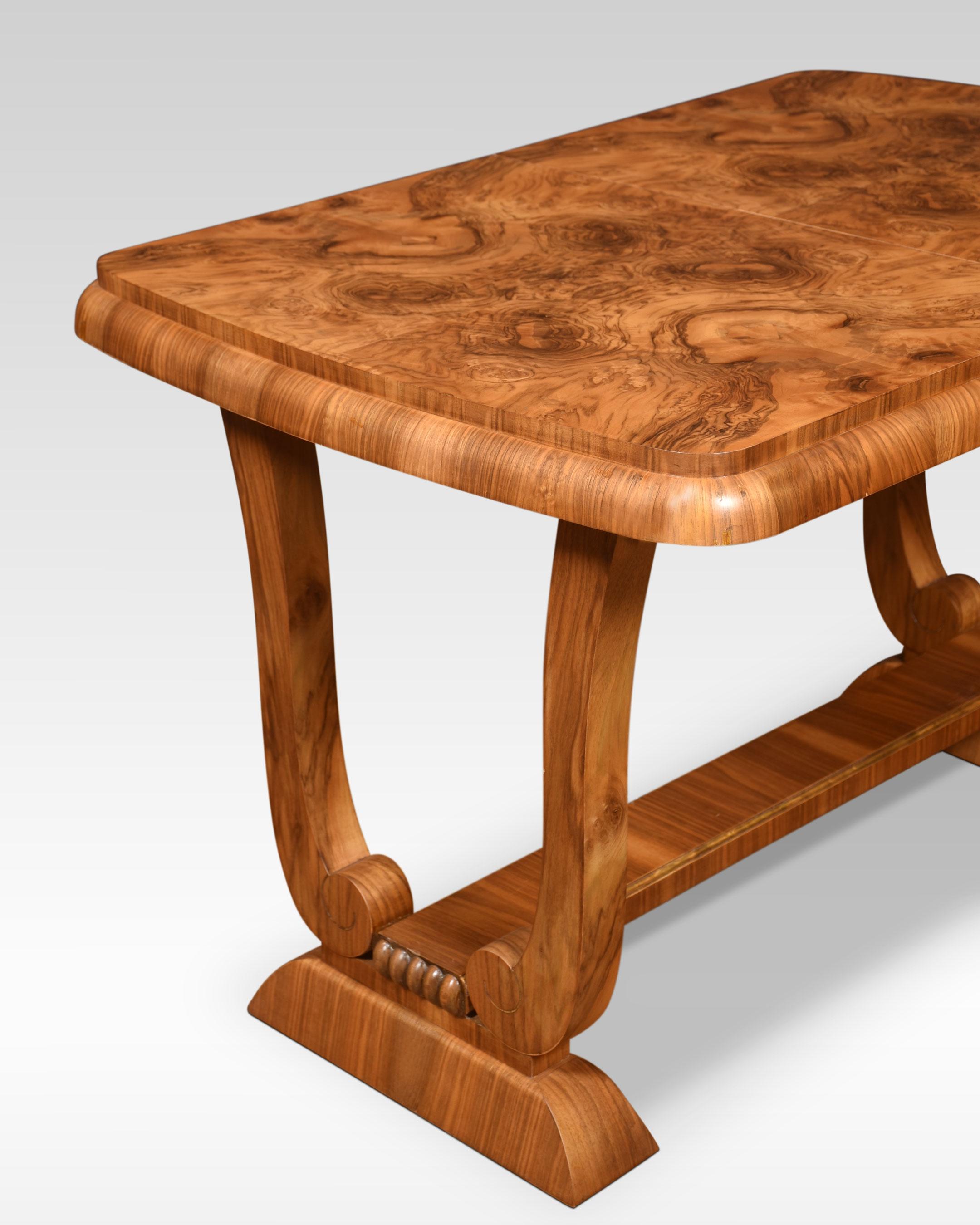 British Art Deco Dining Table