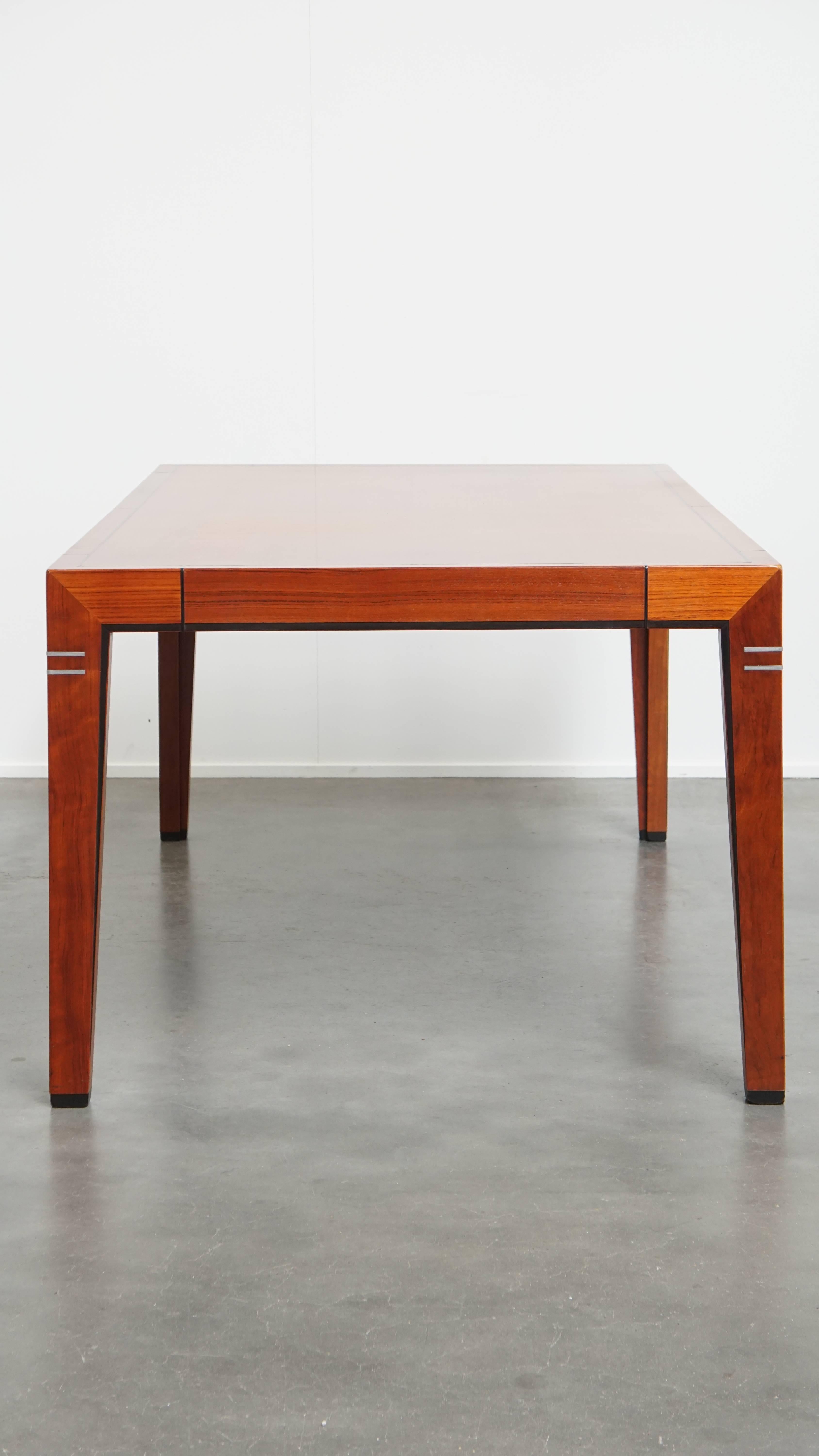Bois Table de salle à manger Art déco en vente