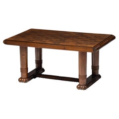 Art Deco Dining Table in the Style of Charles Dudouyt, France, 1930s