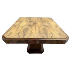 Art Deco Dining Table in Walnut Veneer, 20th Century