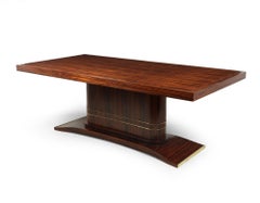 Art Deco Dining Table Macassar Ebony