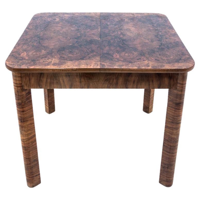 Mesa de comedor Art Decó, Polonia, años 50