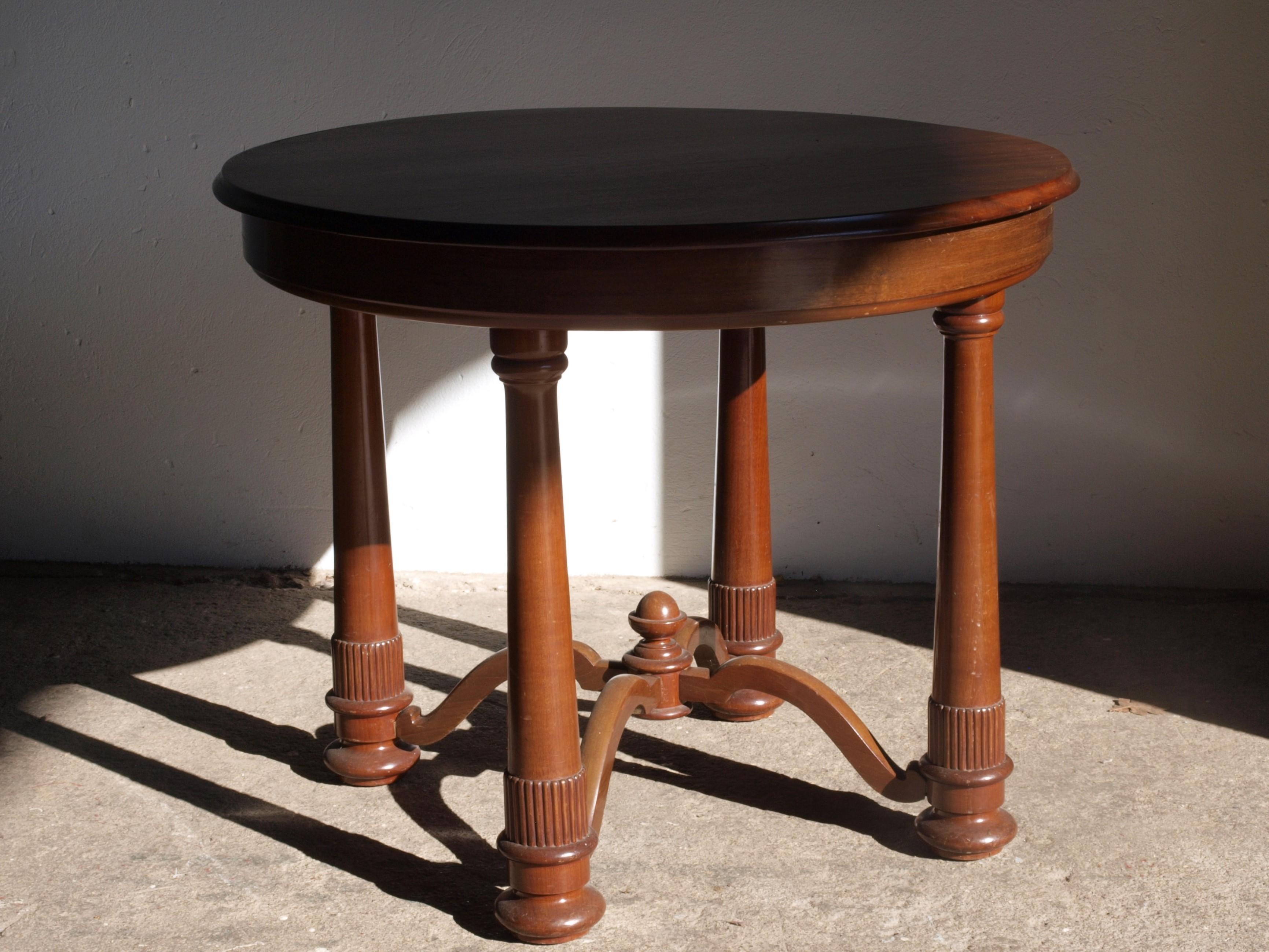 Art Deco Dining Table, Vintage Danish Design For Sale 8