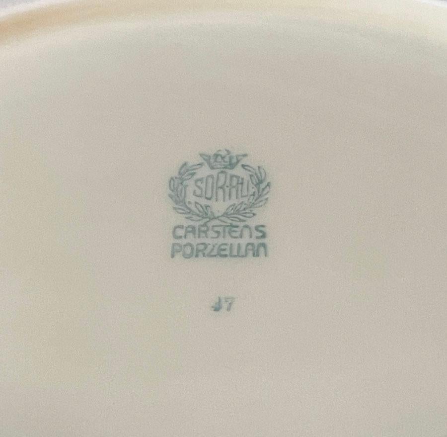 Allemand Service de table Art déco de Sorau Carstens Allemagne 1920 en vente
