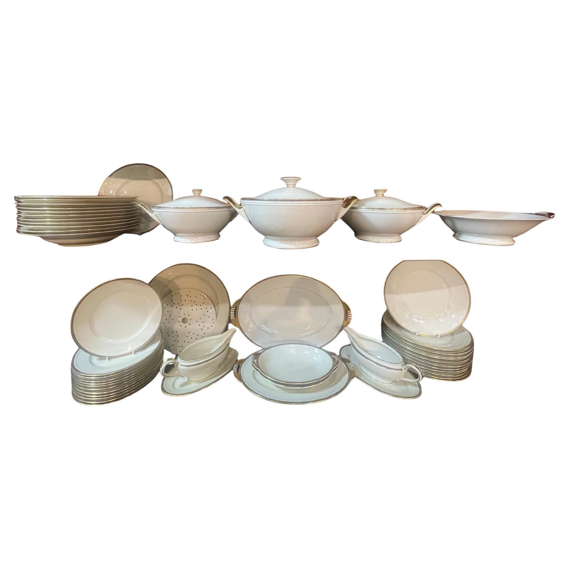 Art Deco dinner service by Sorau Carstens Germany 1920