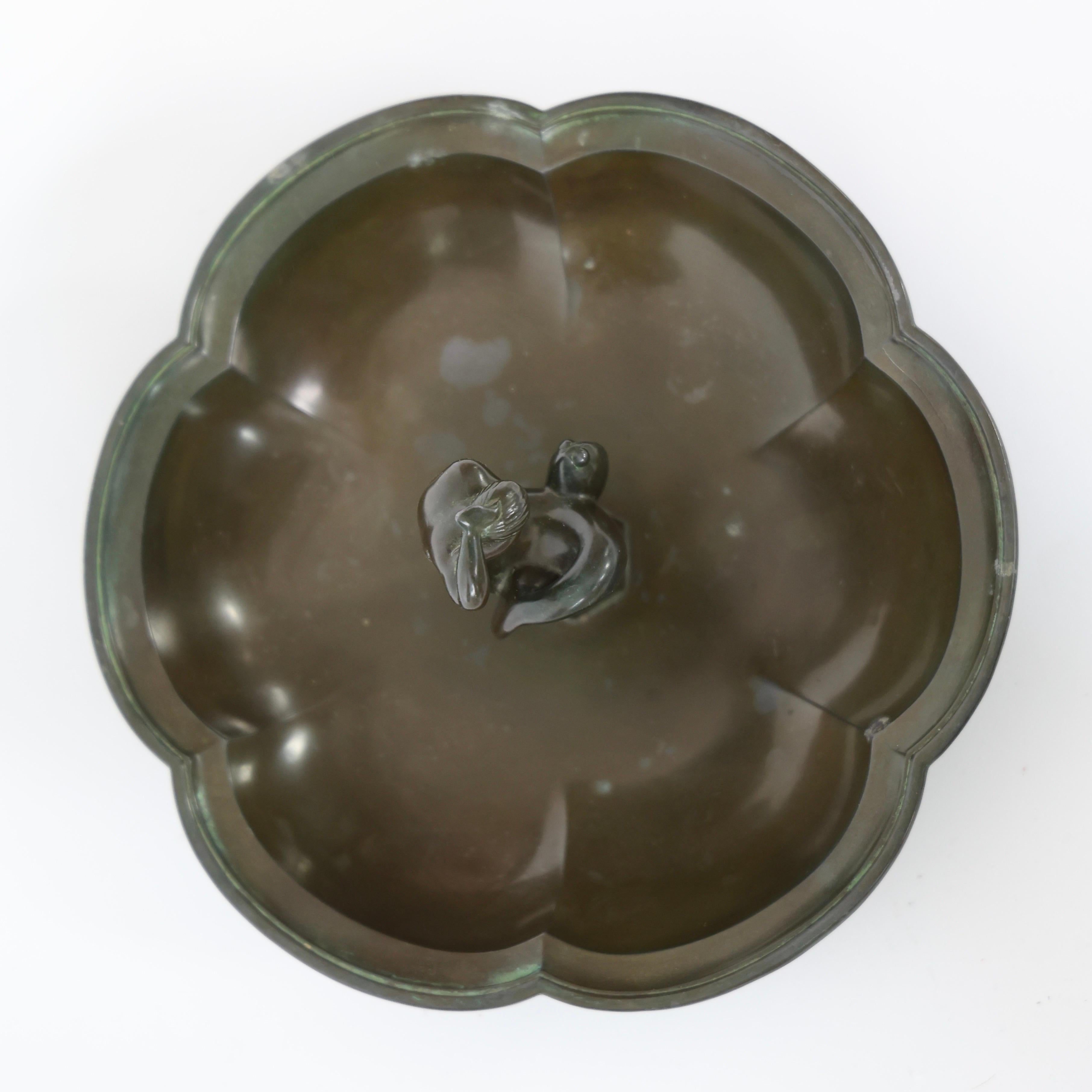 Discometal-Schale im Art déco-Stil von Just Andersen, 1930er Jahre, Dänemark im Angebot 2
