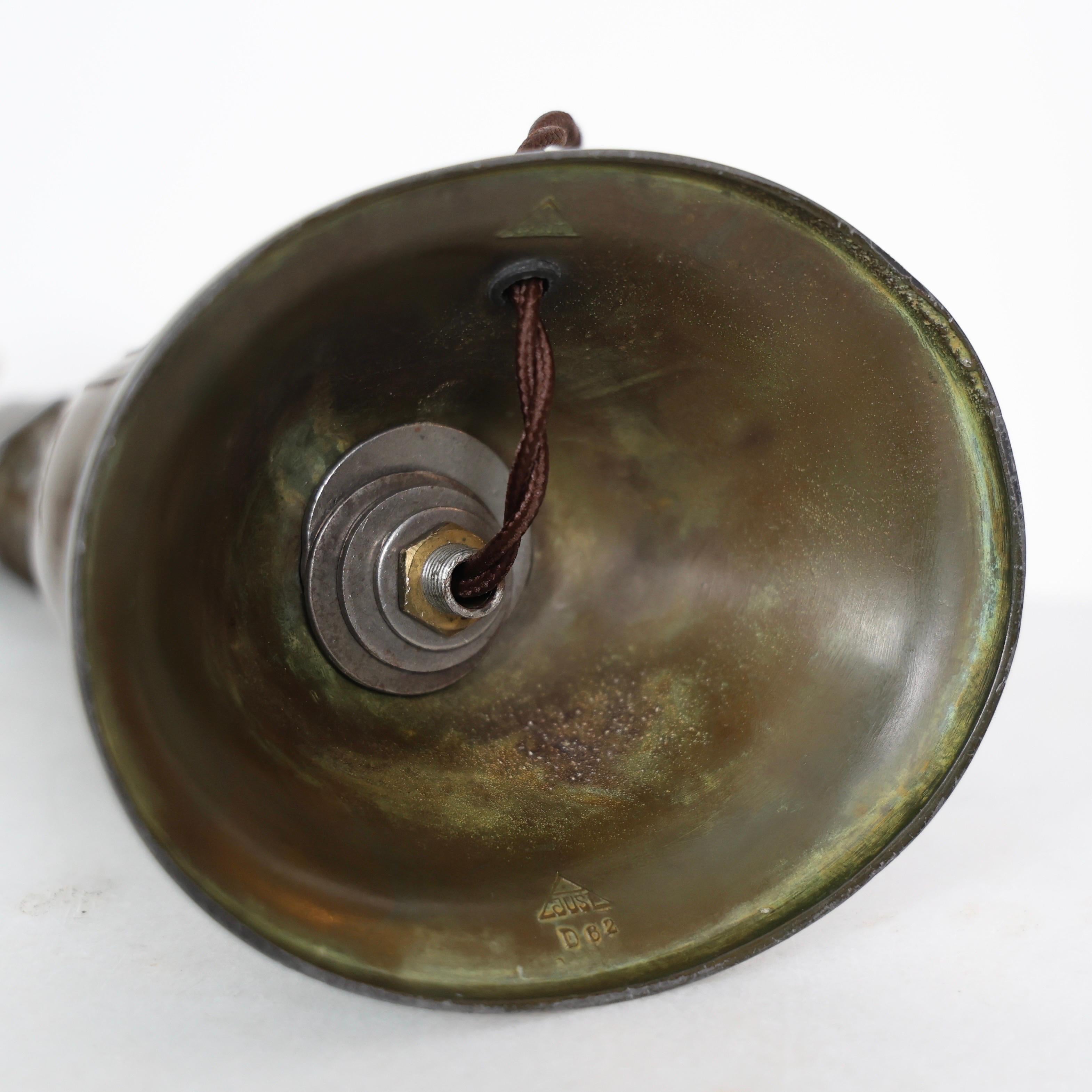 Lámparas de mesa Art Déco Diskometal Just Andersen, Años 20, Dinamarca en venta 9