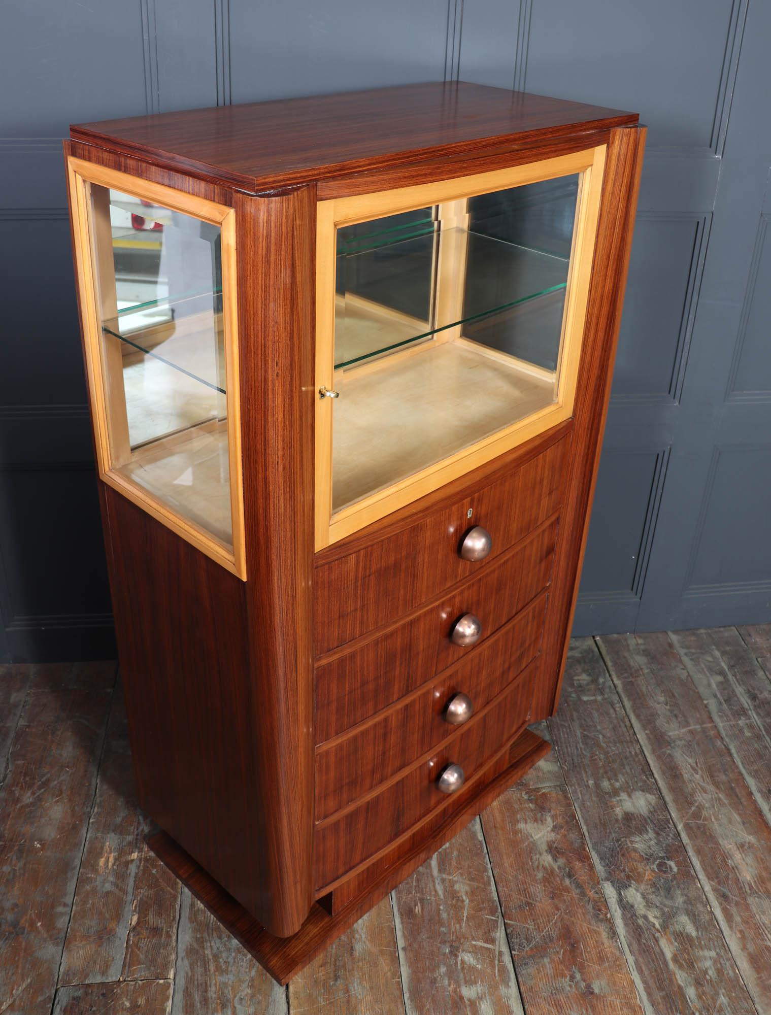 Art Deco Display Cabinet c.1930s For Sale 4