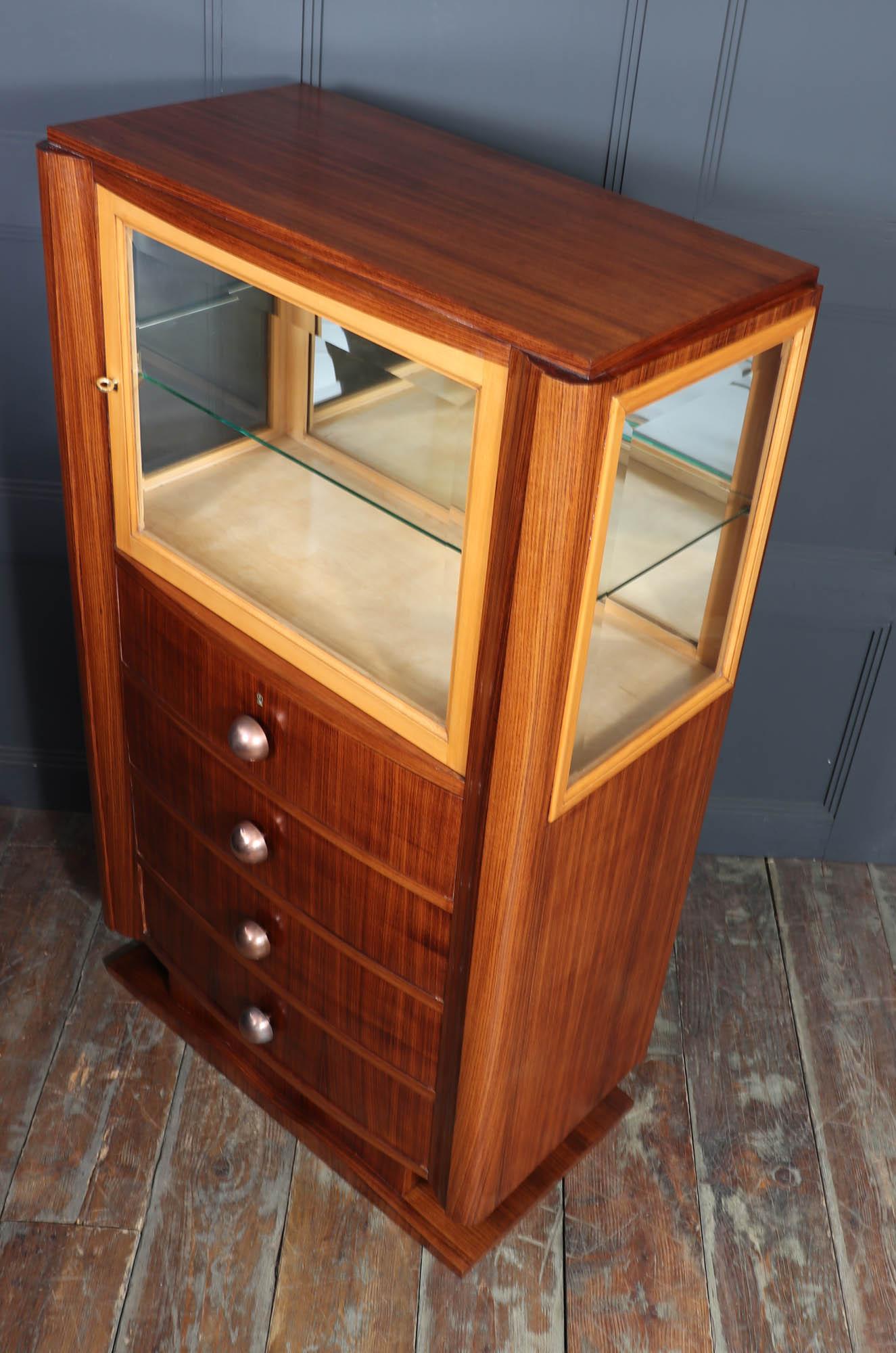 Art Deco Display Cabinet c.1930s For Sale 6