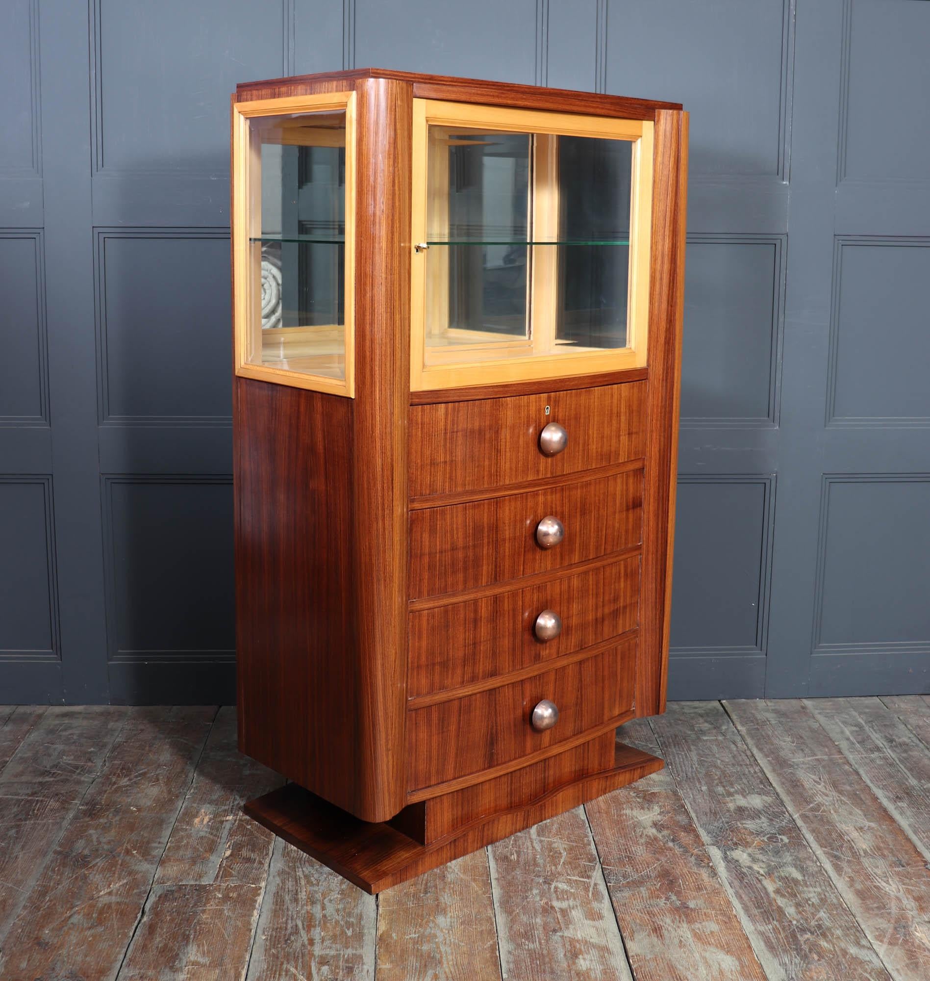 Art Deco Display Cabinet c.1930s For Sale 3