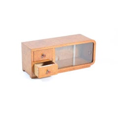 Art Deco Display Cabinet, Czechoslovakia, 1940s