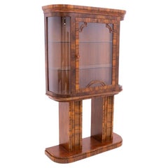 Art déco-Vitrinenschrank, Polen, 1940er-Jahre