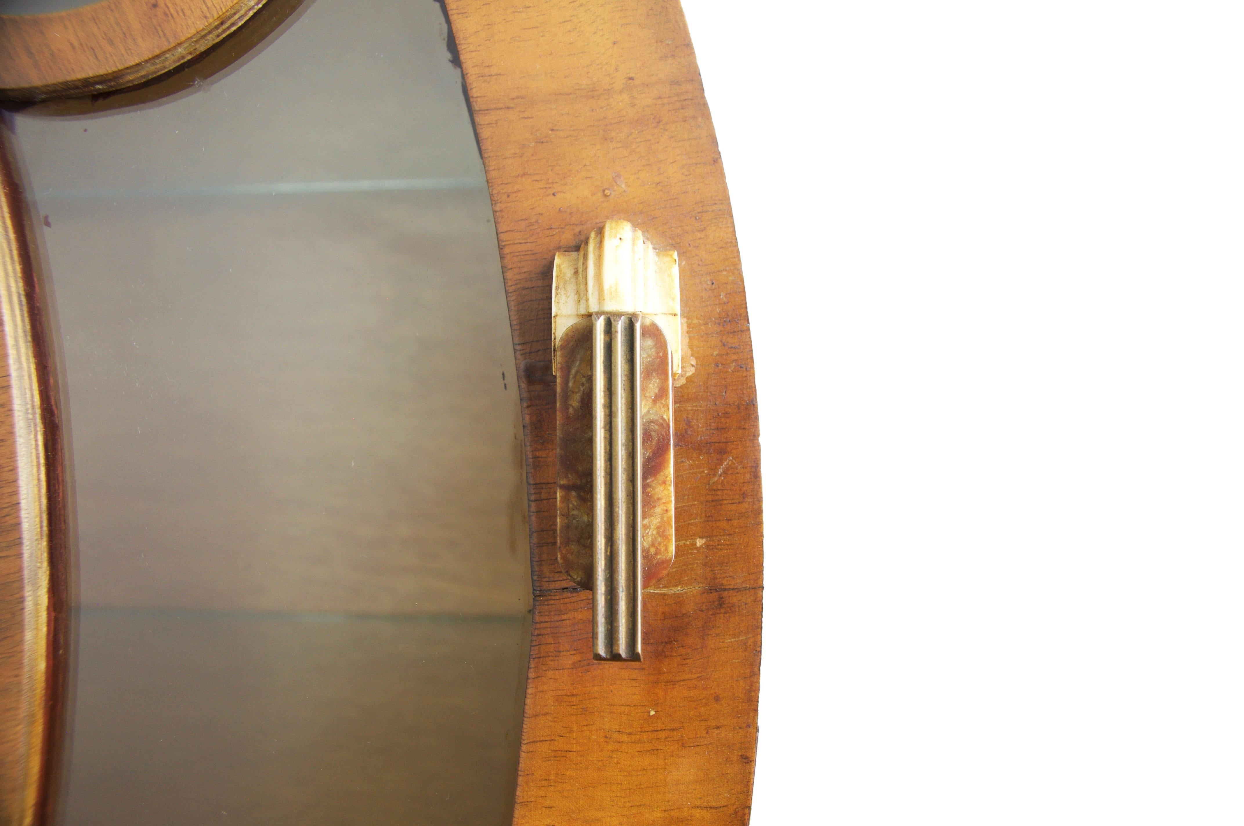 Art Deco Display Cabinet Vitrine, English, circa 1930 1