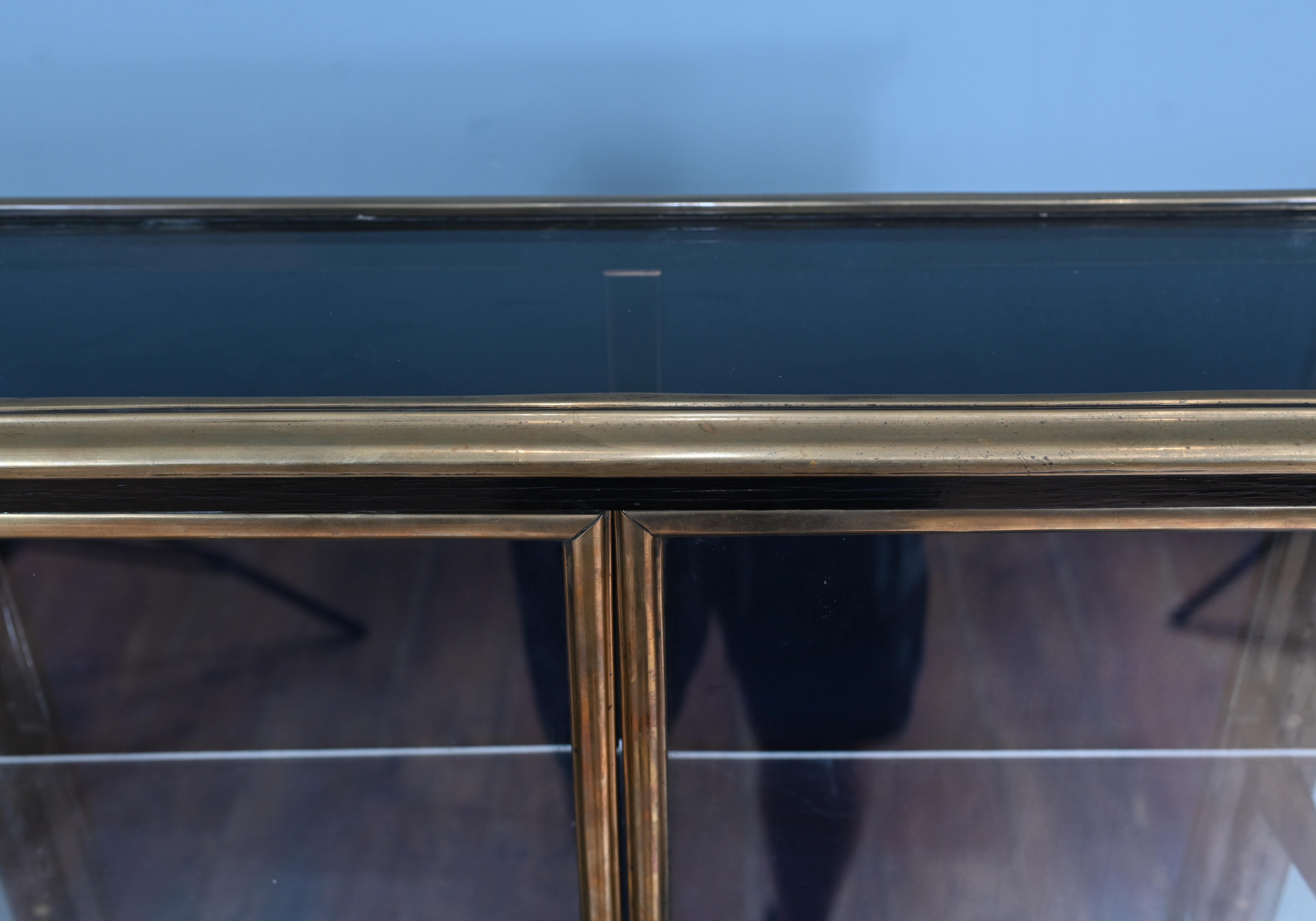 Bois Vitrine Art Déco Vitrine Laquée Hollywood Regency 1920 en vente