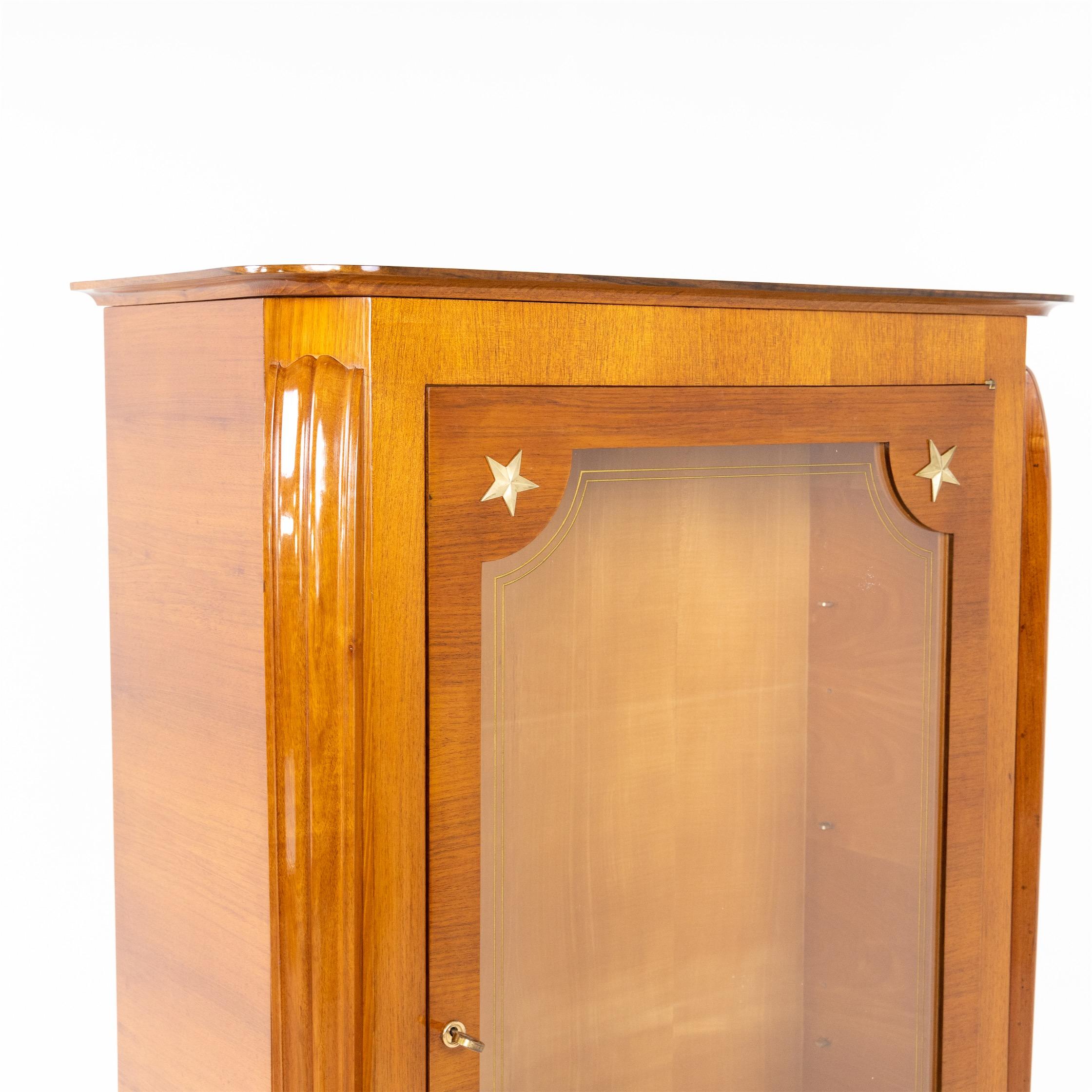 Art Deco Display Case, Jules Leleu style, France, 1940s In Good Condition For Sale In Greding, DE