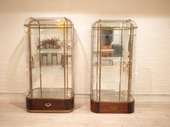 Art Deco Display Case with Curved Glass by Lena (Small)