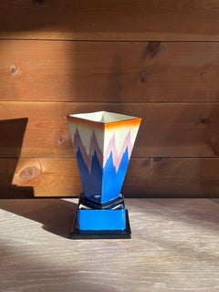Art Deco Ditmar Urbach Vase, Tschechoslowakei, 1920er Jahre Architekturkeramik