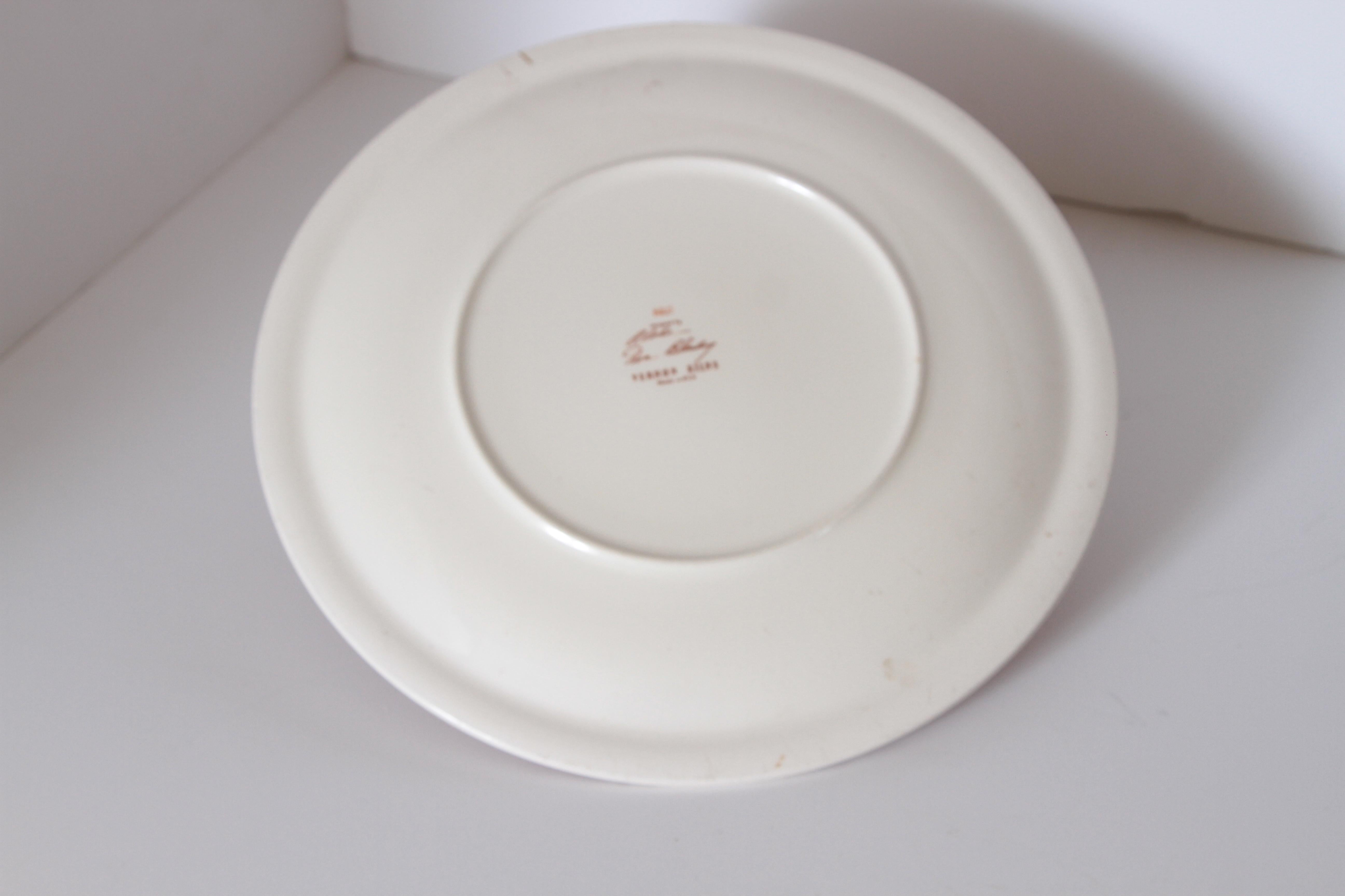 Ceramic Art Deco Don Blanding Hawaiiana Serveware for Vernon Kilns, Collection of Three For Sale