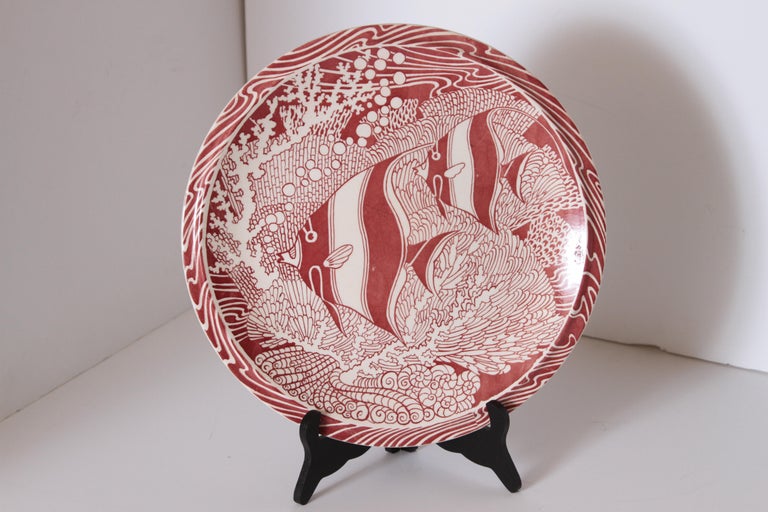 Art Deco Don Blanding Hawaiiana Serveware for Vernon Kilns 