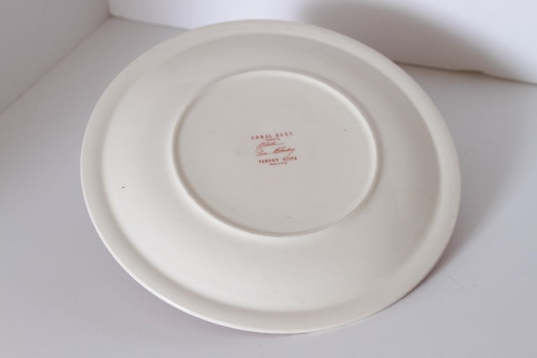 Art Deco Don Blanding Hawaiiana Serveware for Vernon Kilns 