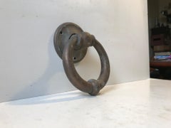 Art Deco Door Knocker in Bronze, 1930s