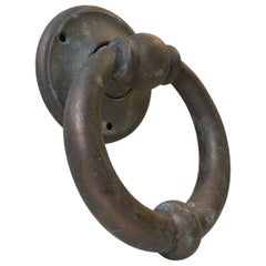 Art Deco Door Knocker in Bronze, 1930s