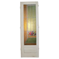Art Deco Door w/ Stained Glass 27" x 86"