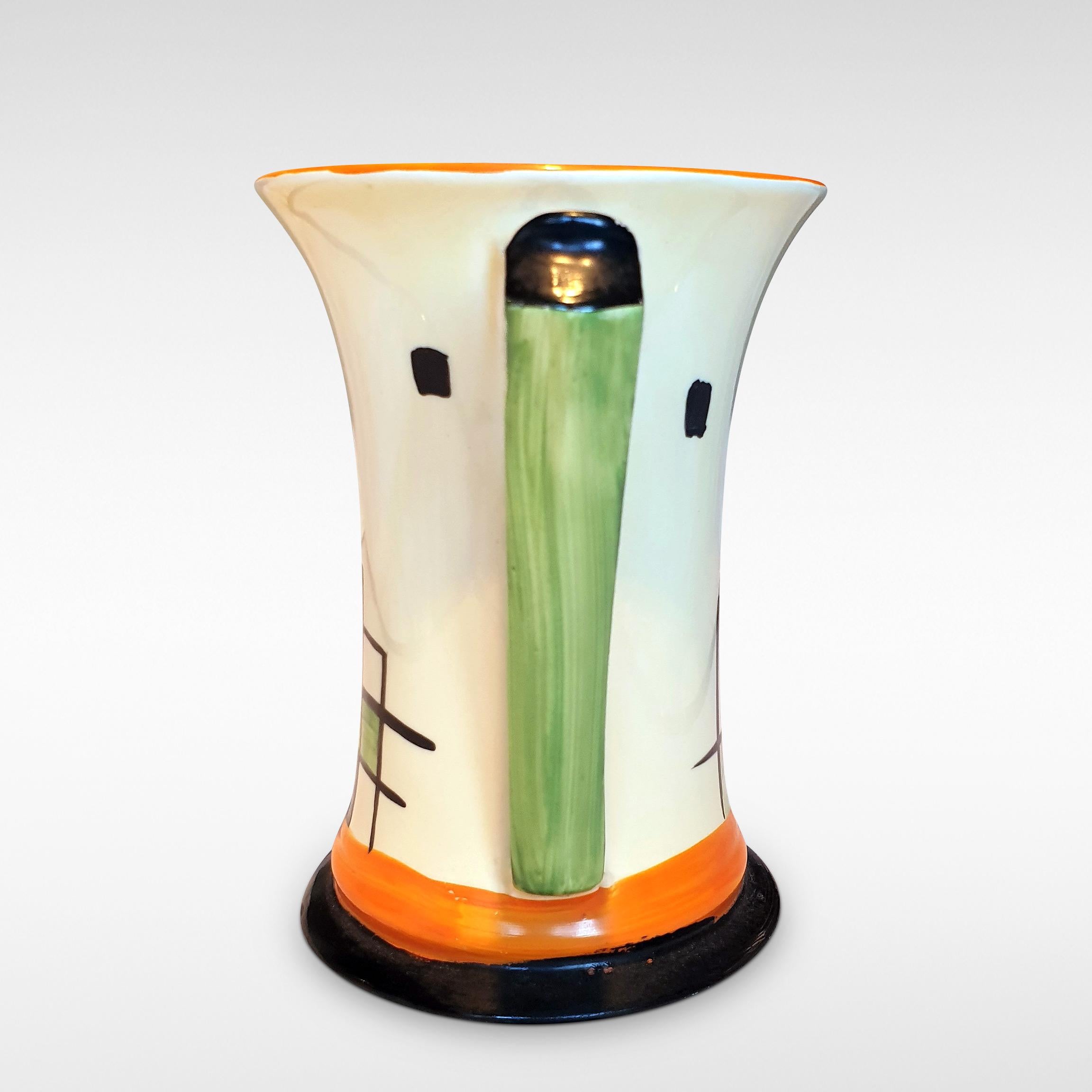Ceramic Art Deco 'Doric' Jug by Myott, Son & Co