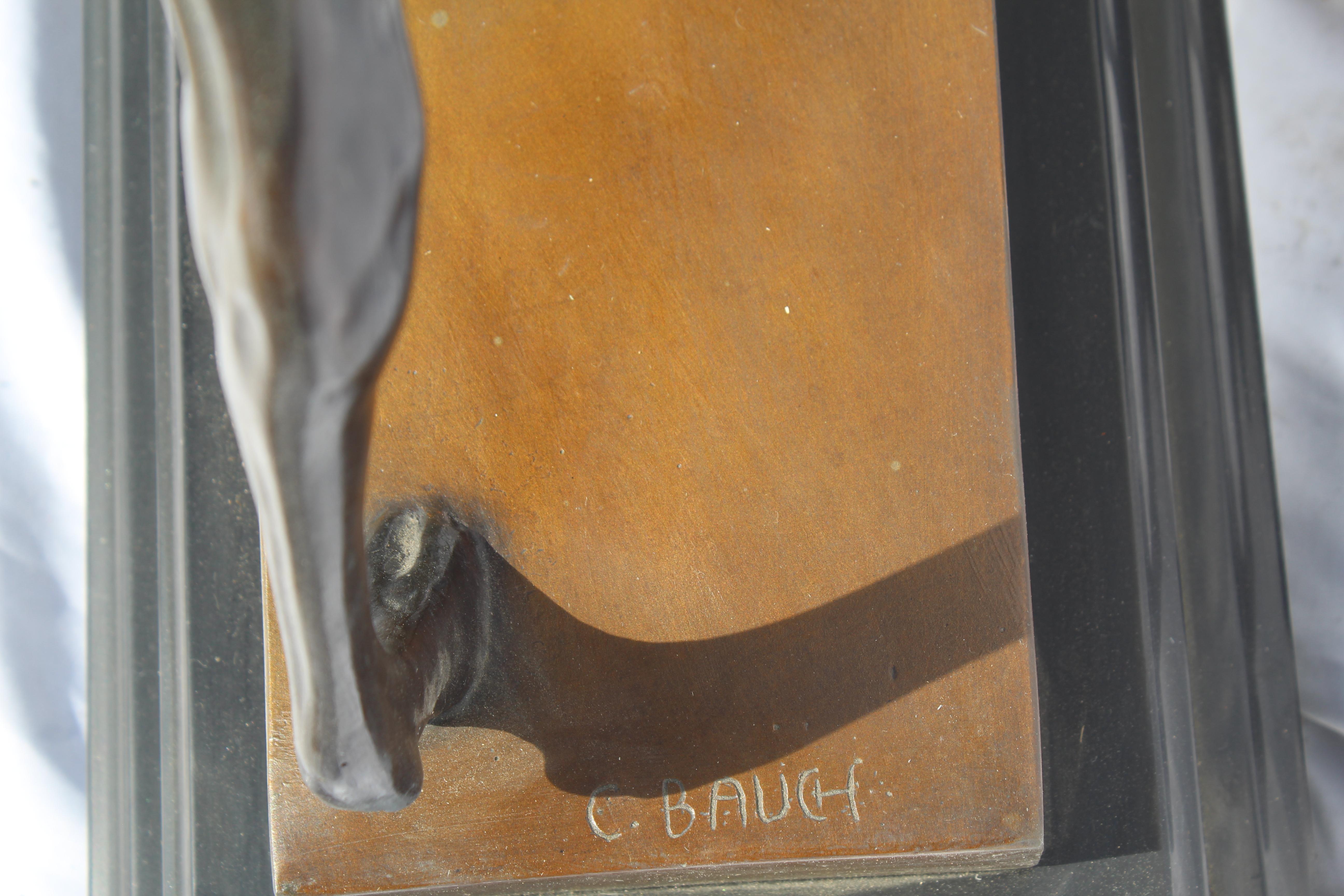 Art Deco Double Figure Bronze, 'Cervitaur' Nude on a Half Man/Deer, Rare Item In Good Condition In Los Angeles, CA