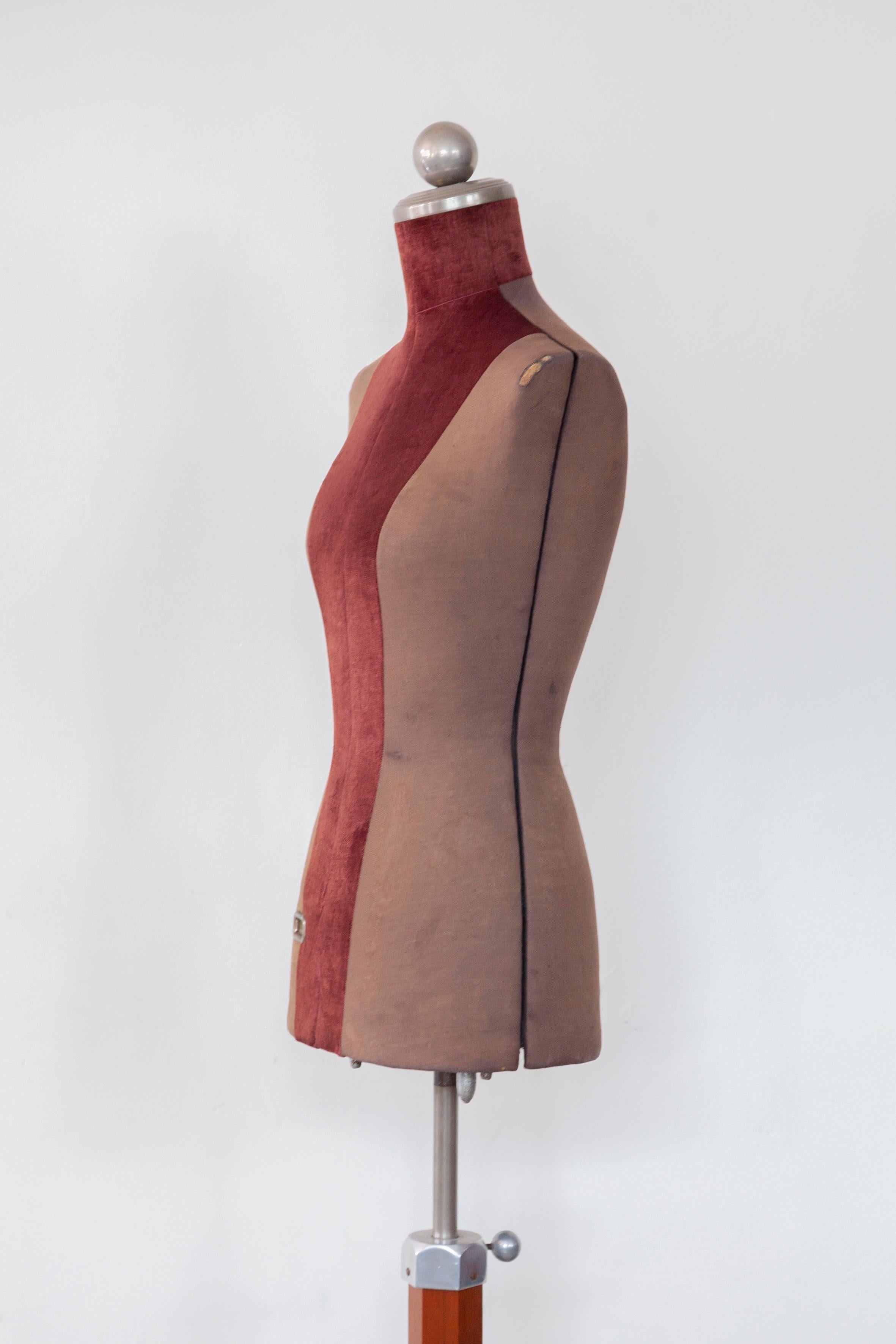 French Art Deco Dress-form Adjustable Tailors Dummy Mannequin, 1930s France