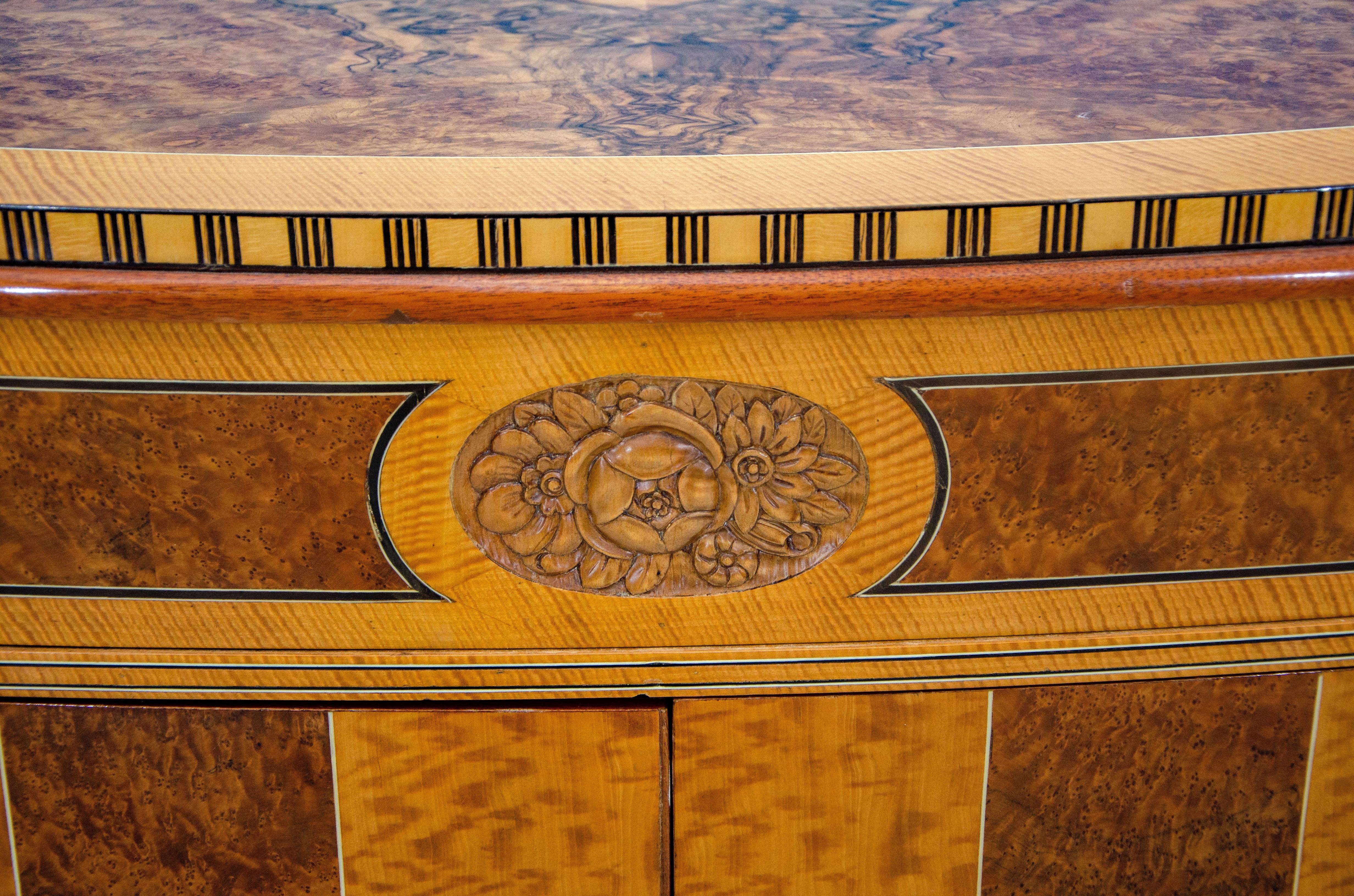American Art Deco Dresser / Buffet by Robert W. Irwin, Royal Furniture For Sale