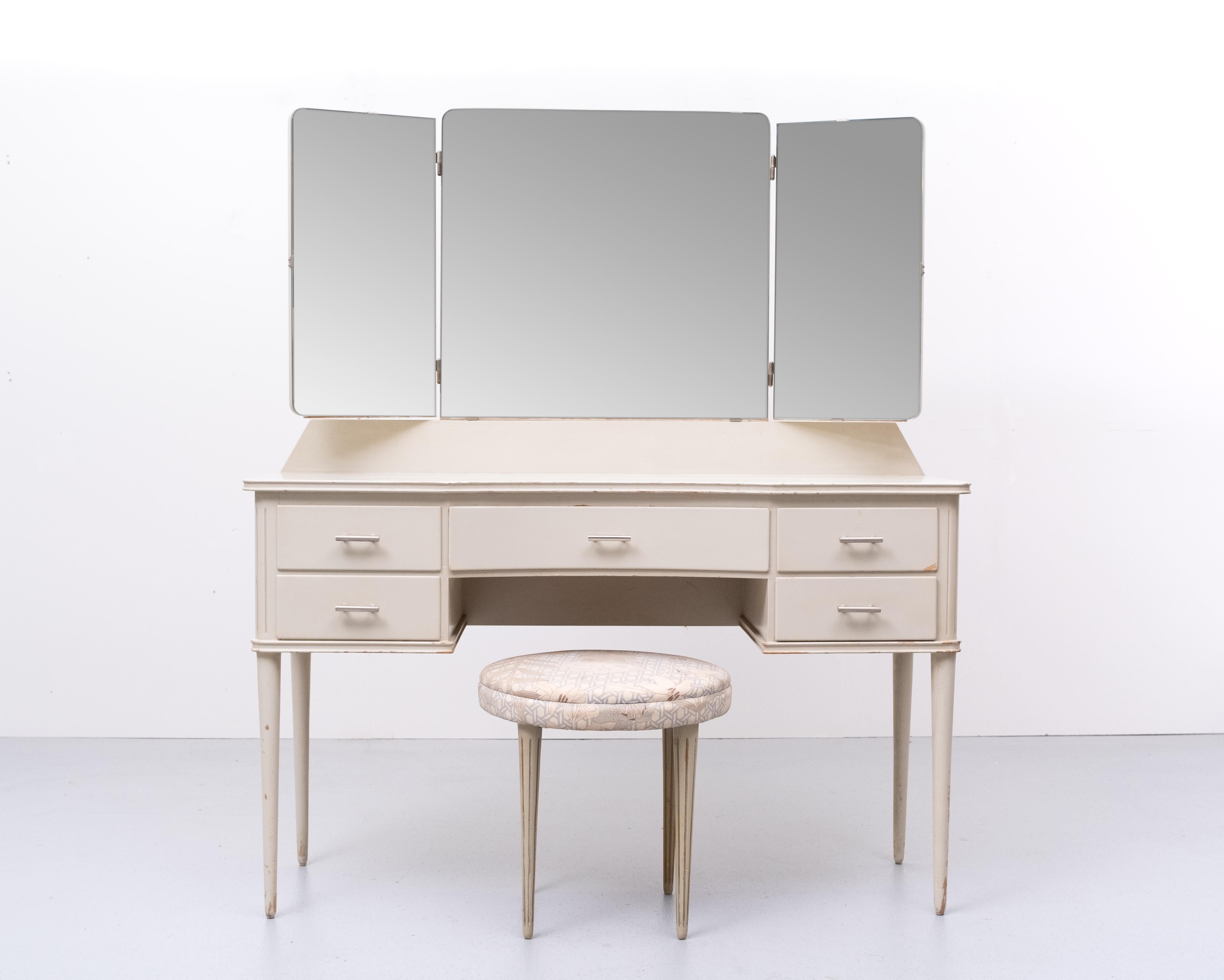 Art Deco Dressing Table 1930s Holland In Good Condition In Den Haag, NL
