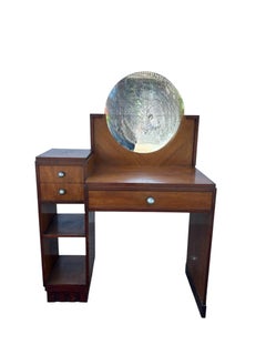 Art Deco Dressing Table by Laurent Neiss, Mahogany, France, Circa 1930