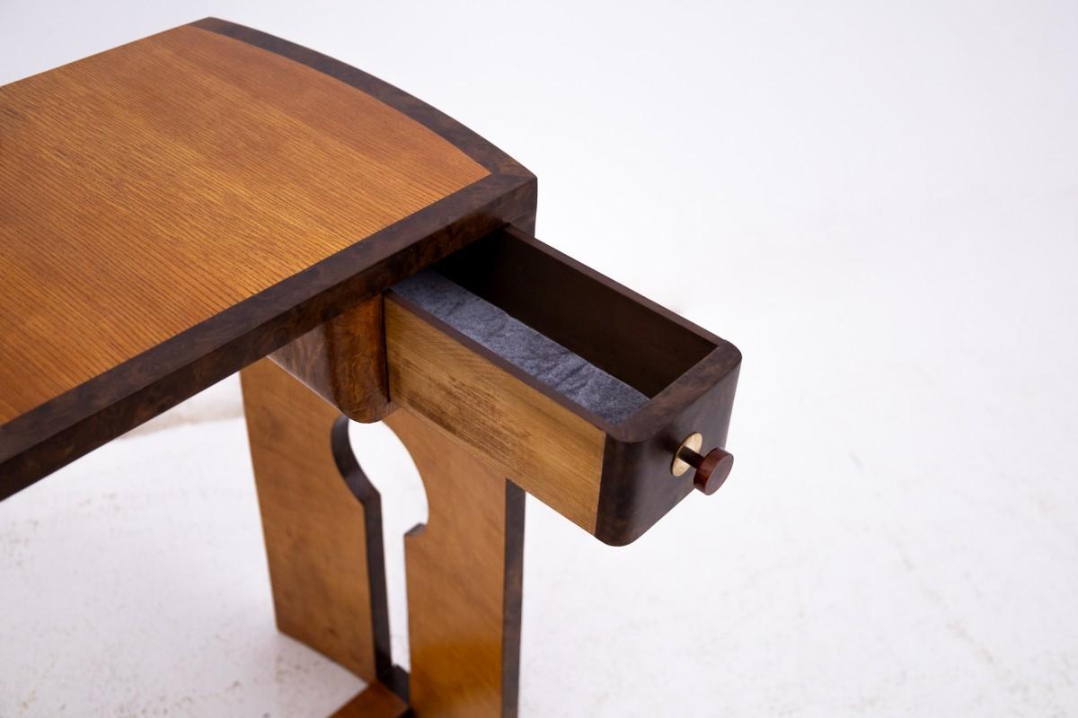 Juego de tocador + silla Art Déco, Polonia, Art Déco, ca. 1940. en Bueno estado para la venta en Chorzów, PL