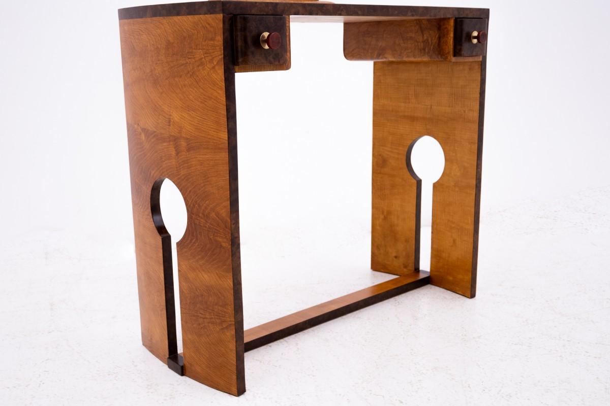 Juego de tocador + silla Art Déco, Polonia, Art Déco, ca. 1940. en venta 1