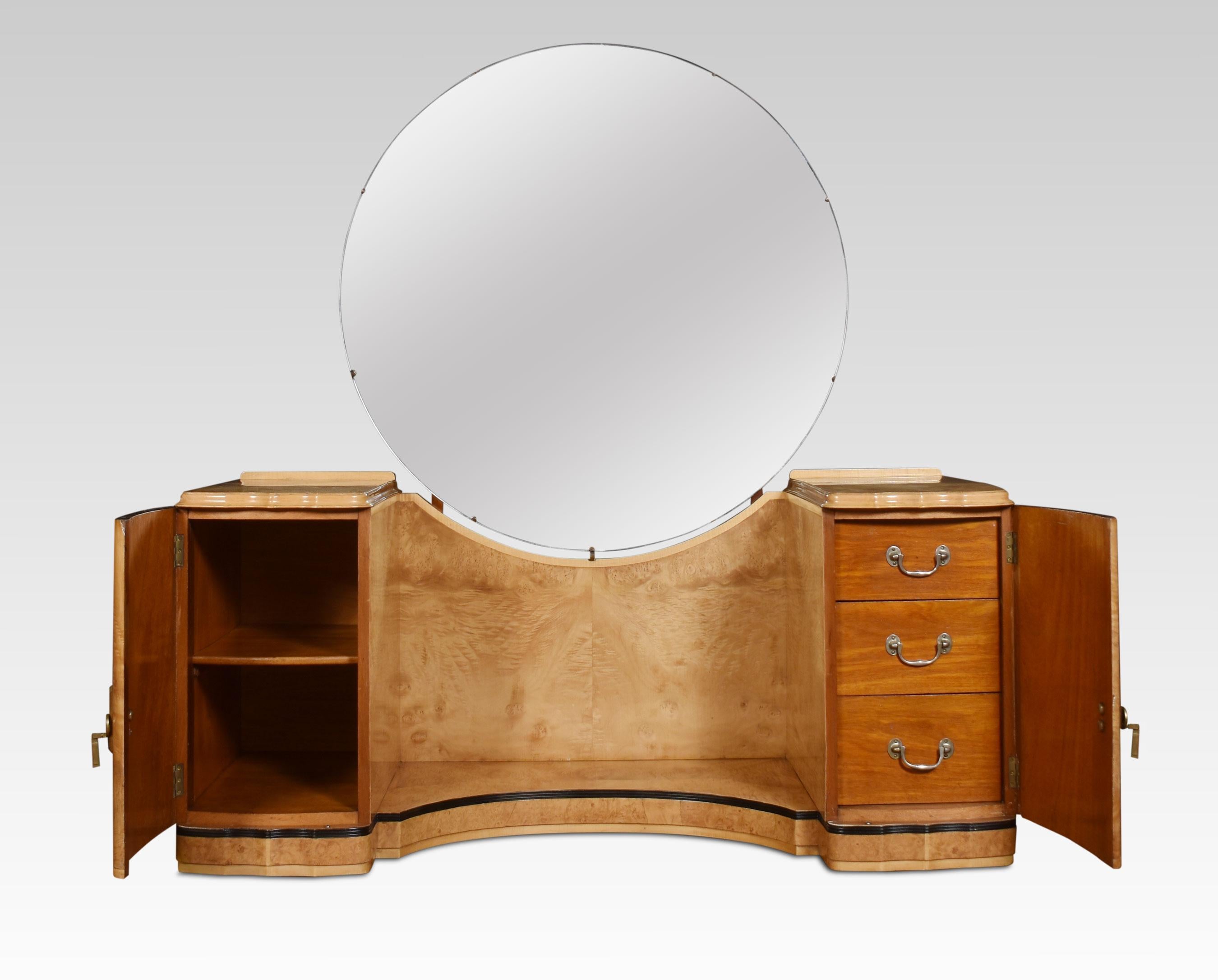 Maple Art Deco Dressing Table