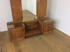 Art Deco Dressing Table in a Beautiful Bird's-Eye Maple