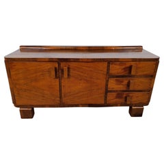 Art Decò Dressing Table in Walnut Briar